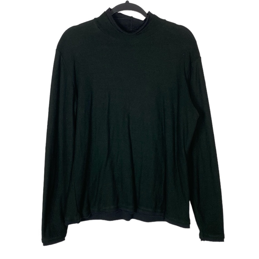 W.R.K. Double layered black long sleeve knit